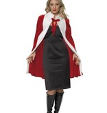 Kerst cape luxe met muts