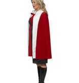 Kerst cape luxe met muts