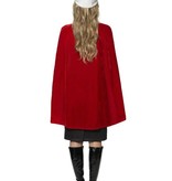 Kerst cape luxe met muts