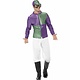 Jockey kostuum groen/paars