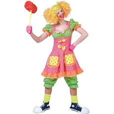 Clownskostuum vrouw Pokey