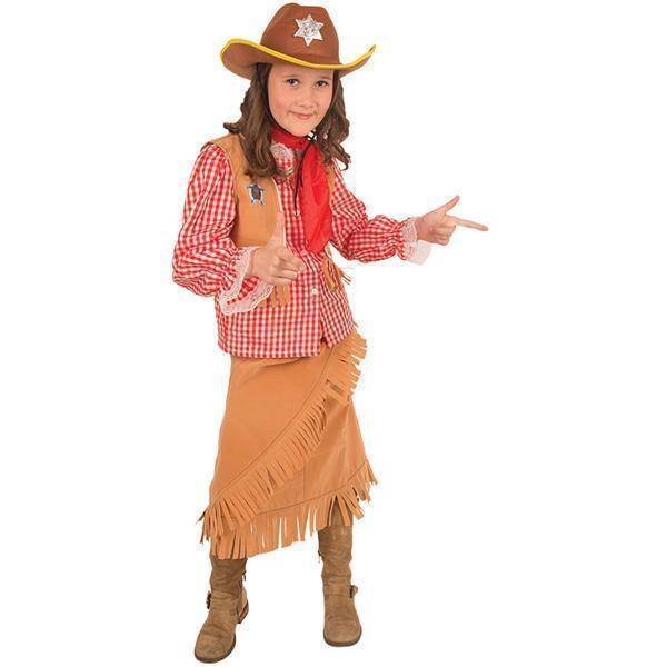 Kostuum Cowgirl Sheriff 5-delig