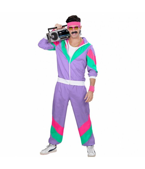 Retro Trainingspak paars