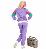 Retro Trainingspak paars