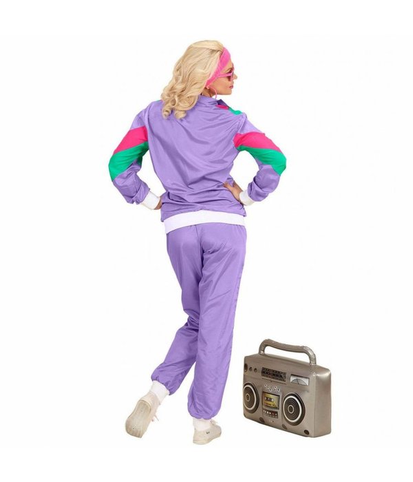 Retro Trainingspak paars