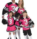 Cheerfull Cheerleader jurkje roze dames
