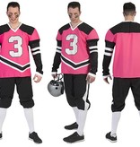 Fabulous American Footballer kostuum roze