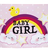 Vlag Baby Girl 90x150cm