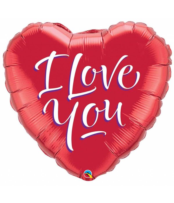 I Love You - Hart Ballon 46cm