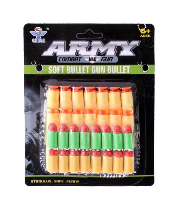 Zachte kogels op kaart