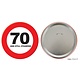 Button 70 jaar and still standing
