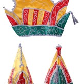 Prinsenmuts rood/geel/groen