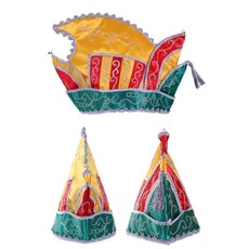 Prinsenmuts rood/geel/groen