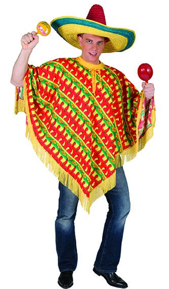 Poncho Fiesta Mexicano afbeelding