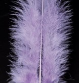 Zakje met 50 veertjes paars