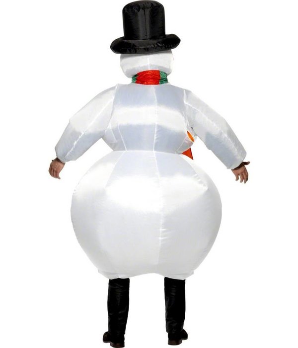 Opblaasbare sneeuwpop kostuum