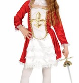 Meisjes Musketier kostuum