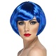 Pruik babe kort blauw