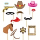 Photo booth props Cowboy 12st