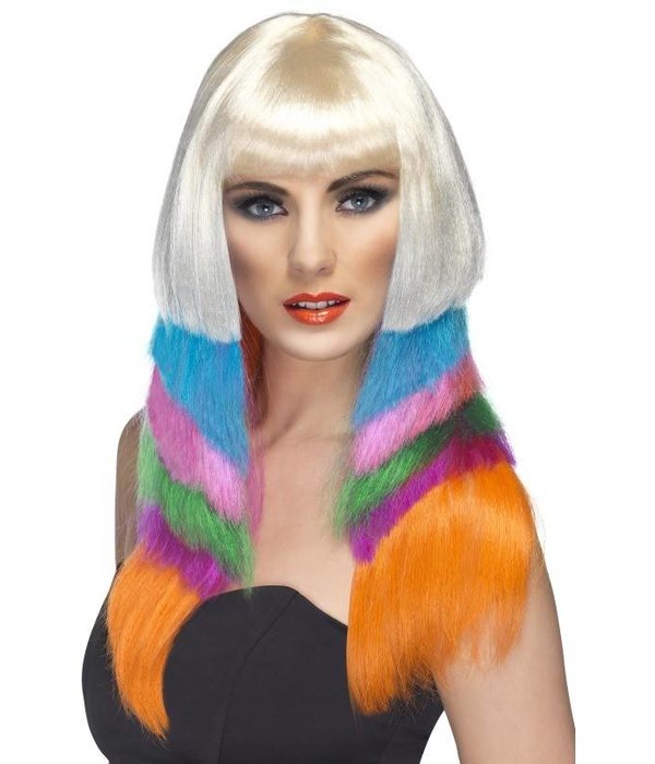 Neon pallet pruik