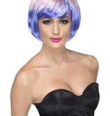 Funky pruik babe paars/roze