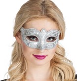 Oogmasker Feline zilver