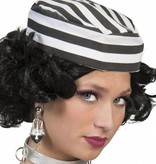 Boef muts zwart/wit volwassen