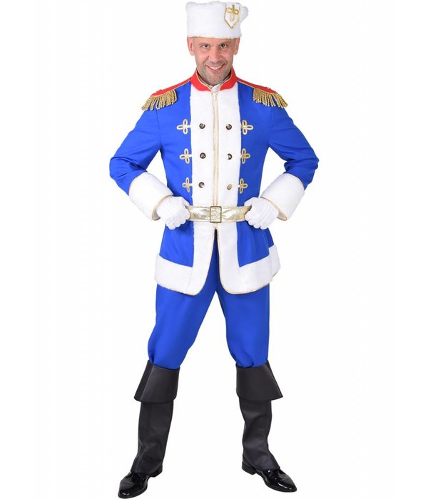 Kozak Kostuum Heer Blauw