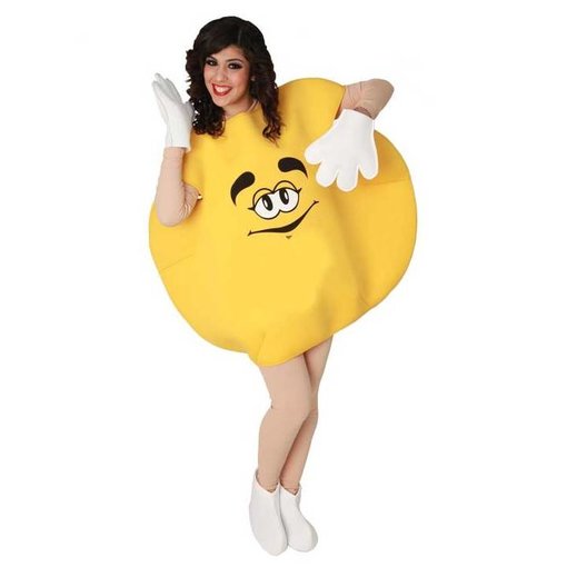 M&M Kostuum Volwassenen Geel
