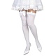 Pantykousen wit met strik