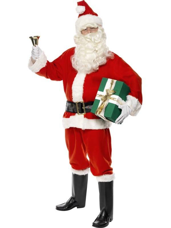 Kerstmannenpak volwassen afbeelding