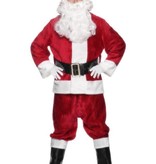 Kerstmanpak pluche luxe