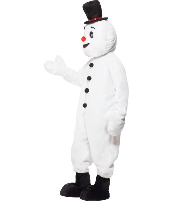 Sneeuwman mascotte pak