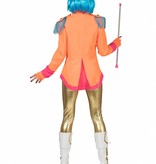 Neon Beatles jas dames oranje