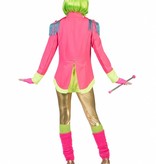 Neon Beatles jas dames roze