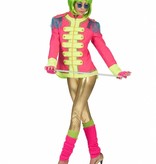 Neon Beatles jas dames roze
