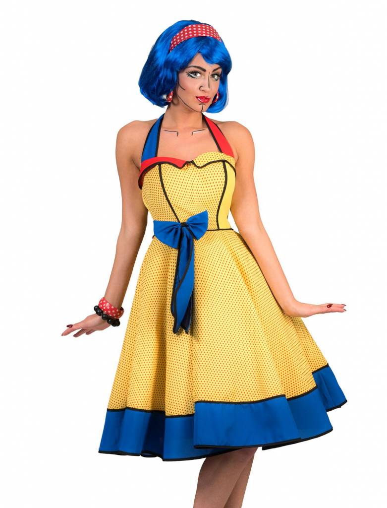 Cartoon Rock &apos;n Roll jurk afbeelding