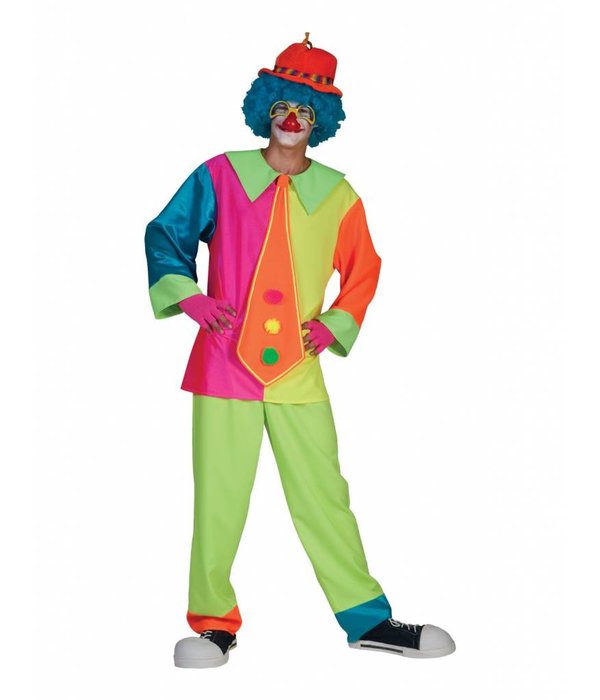Silly Billy clownskostuum neon