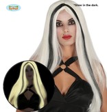 Glow in the dark heksen pruik