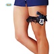 Kousenband met politie pistool
