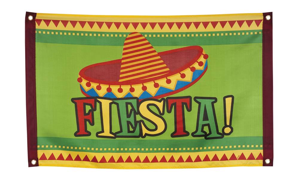 Verlenen uitdrukking stoeprand Vlag Mexicaans Fiesta - Feestbazaar.nl