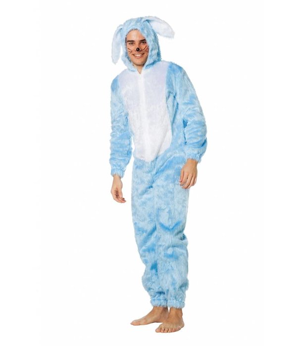 Paashaas overall lichtblauw