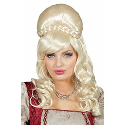Jonkvrouw pruik blond