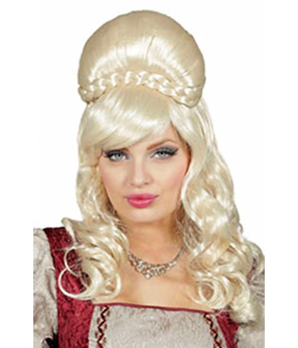 Jonkvrouw pruik blond