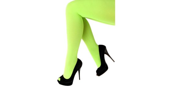 Groene legging - panty - kousen