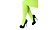 Groene legging - panty - kousen