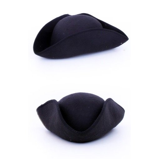 Napoleon hoed zwart vilt
