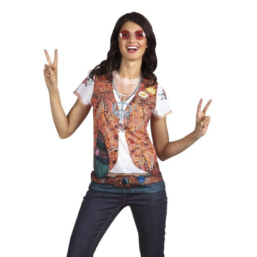 Foto Realistisch Shirt Hippie