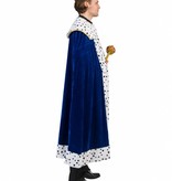 Koningsmantel man blauw