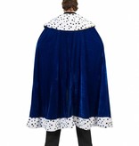 Koningsmantel man blauw